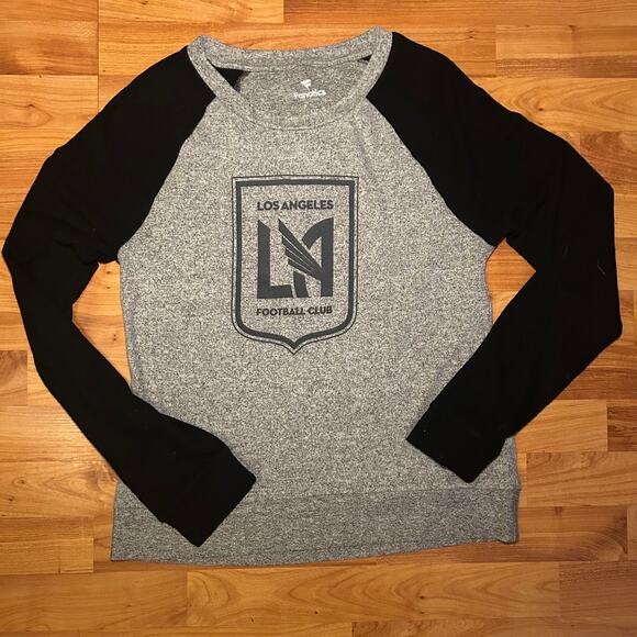 LAFC Tri-Blend Women's Raglan Long Sleeve Sweater Large - Picture 1 of 7